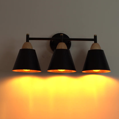 Industrial Style Three-Head Wall Lamp