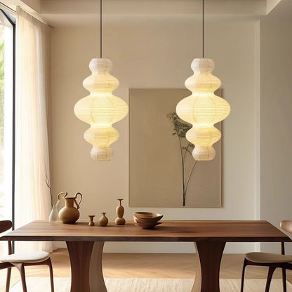 Meiji Rice Paper Japandi Pendant Light