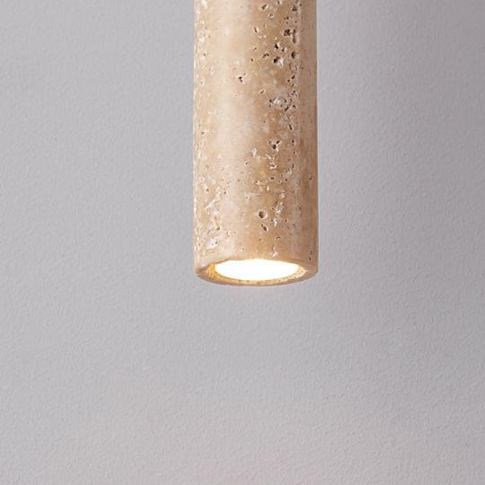 Travertine Minimalist Long Line Ceiling Lamp