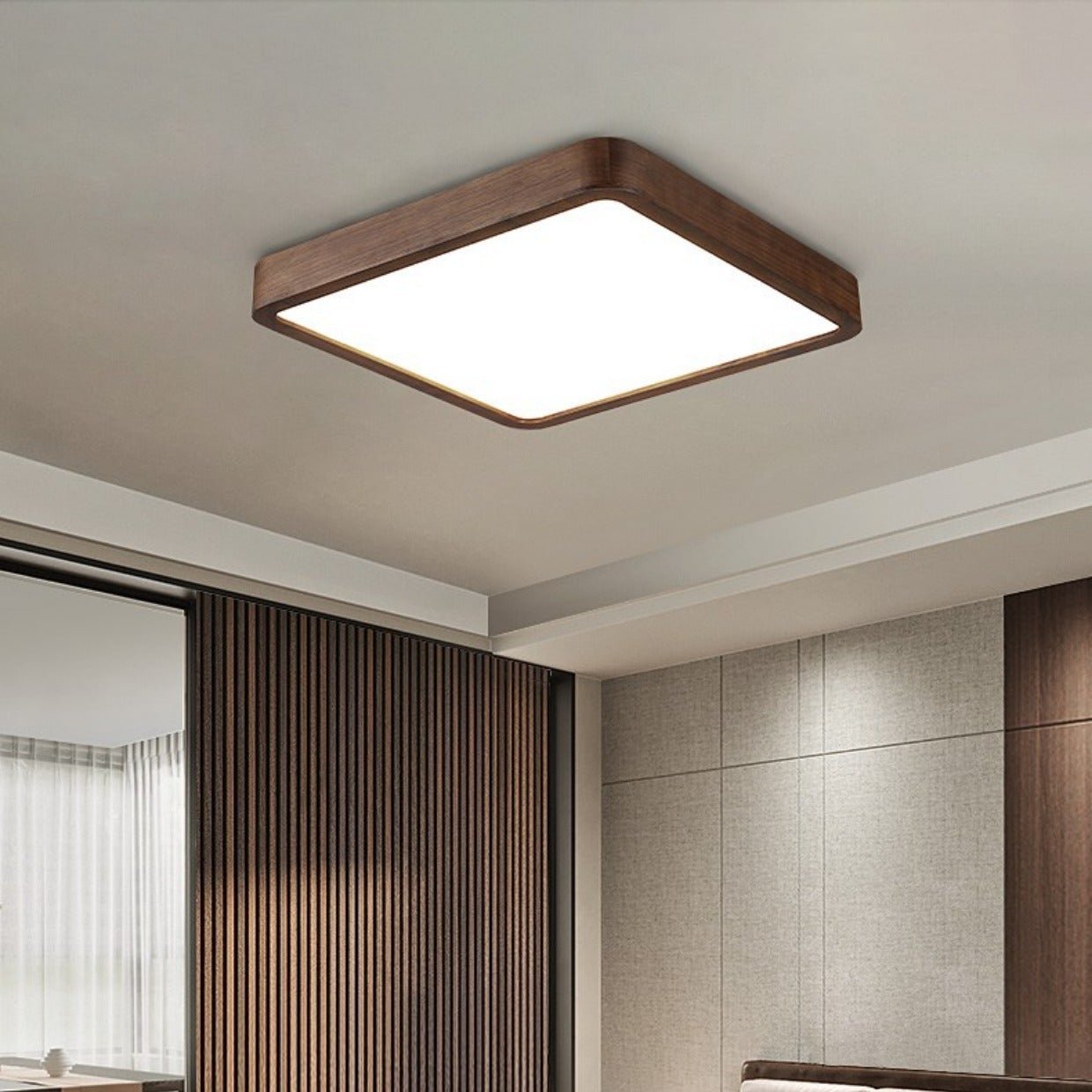 American Black Walnut Ceiling Lamp