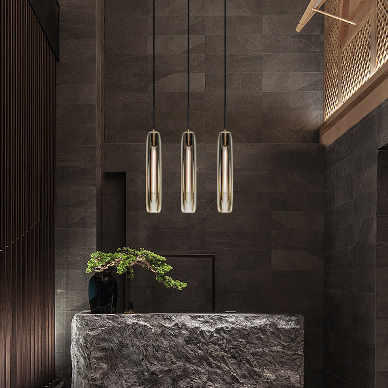 Aurora Luxe Modern Crystal Glass Pendant Light