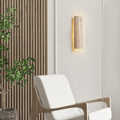 Travertine Stone Long Strip Wall Lamp