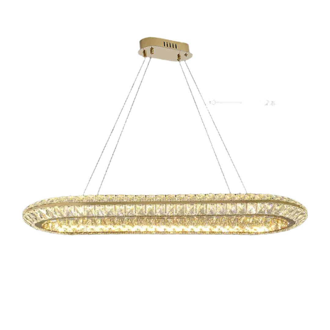 Audrey Radiant Ring Crystal Luxury Chandelier