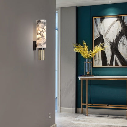 The Polished Marble Minimalist Metal Wall Light