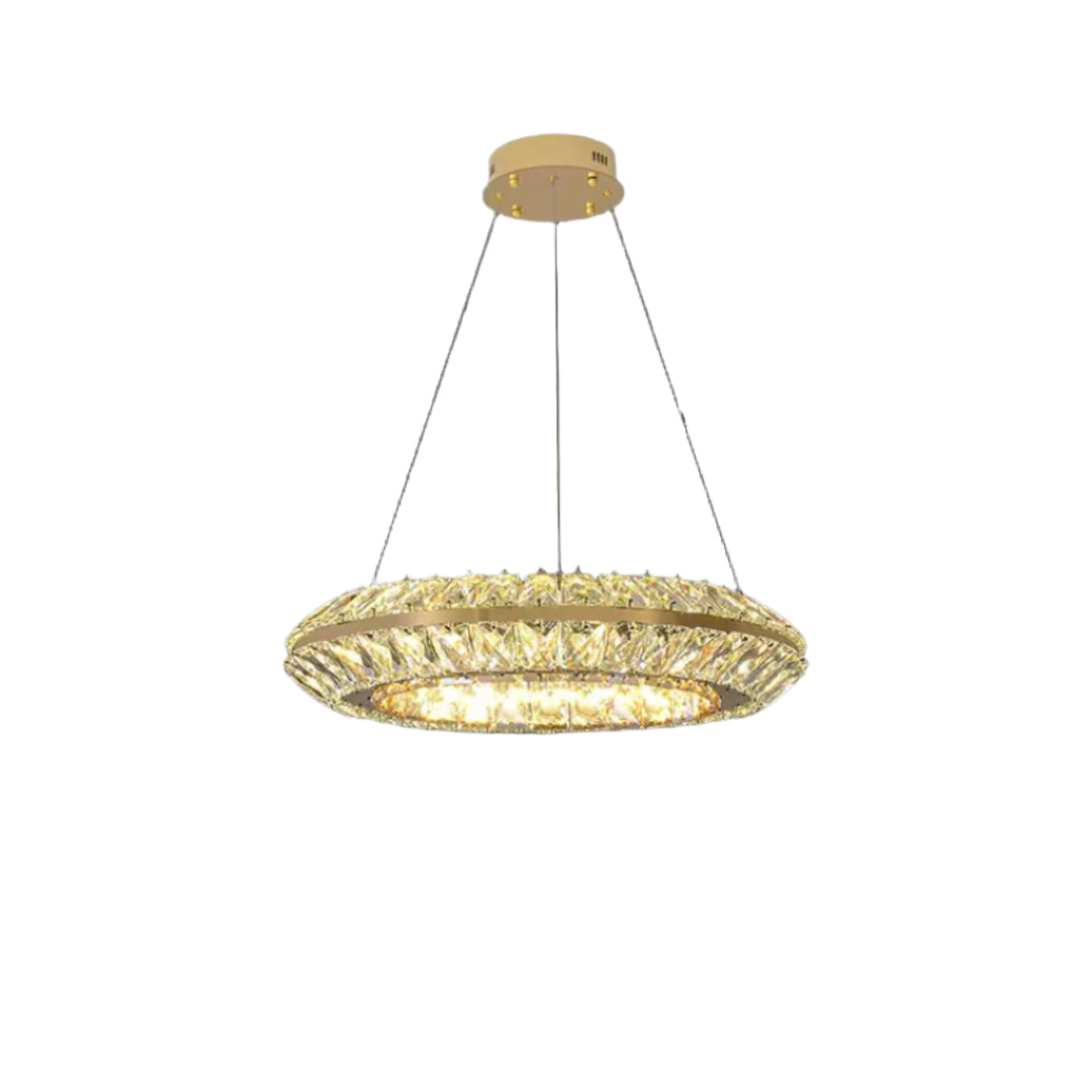 Audrey Radiant Ring Crystal Luxury Chandelier