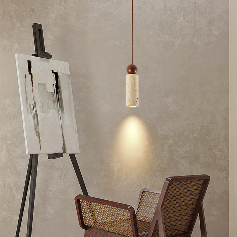 Modern Japanese Style Travertine Light