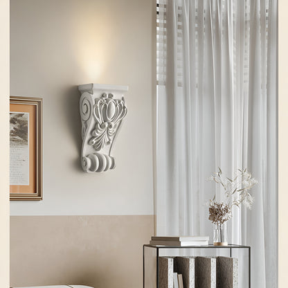 Leonardo Sculptural Plaster Retro Minimalist Wall Lamp