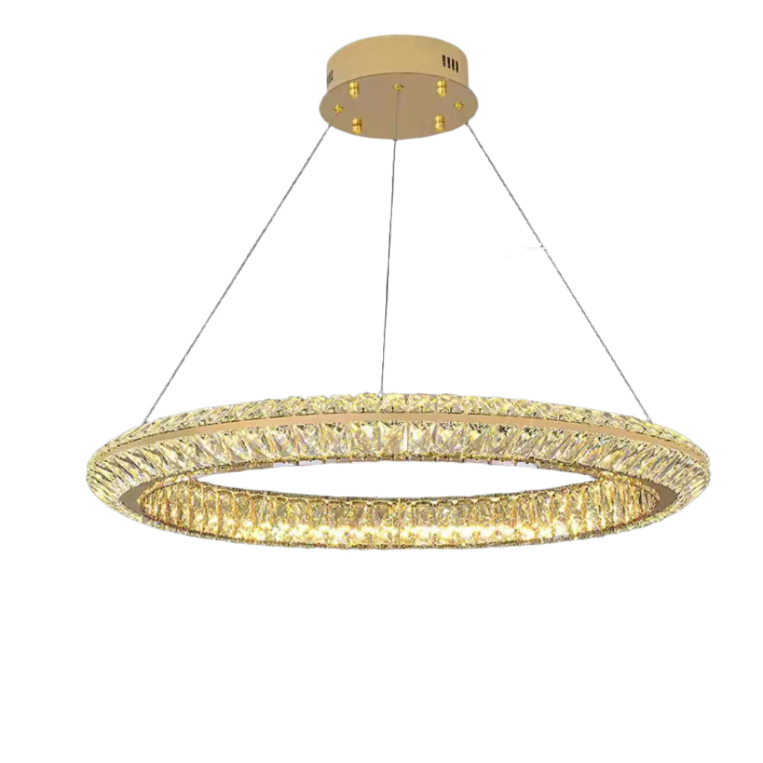 Audrey Radiant Ring Crystal Luxury Chandelier