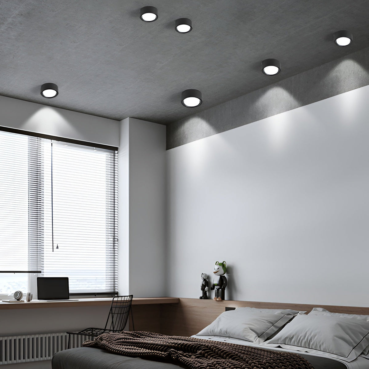 Luffon Modern Acrylic Surface Mounted LED Ceiling Light