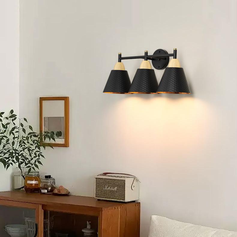 Industrial Style Three-Head Wall Lamp