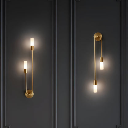 Nordic Modern Simplicity Iron &amp; Acrylic Long Tube Wall Light