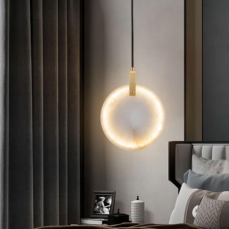 Lorenzo Single Spanish Marble Pendant Light