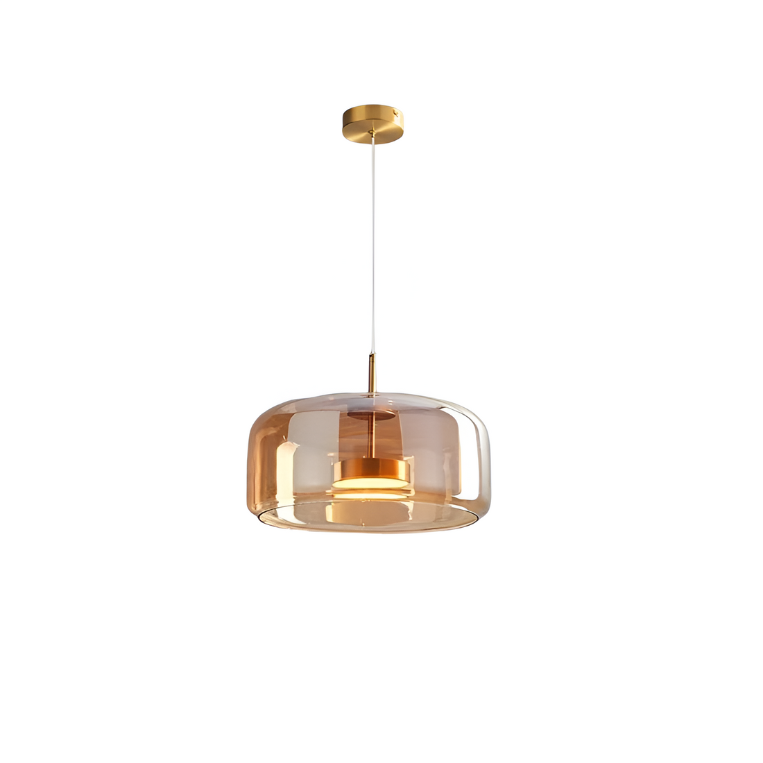 Retro Hailie Modern Glass LED Pendant Light