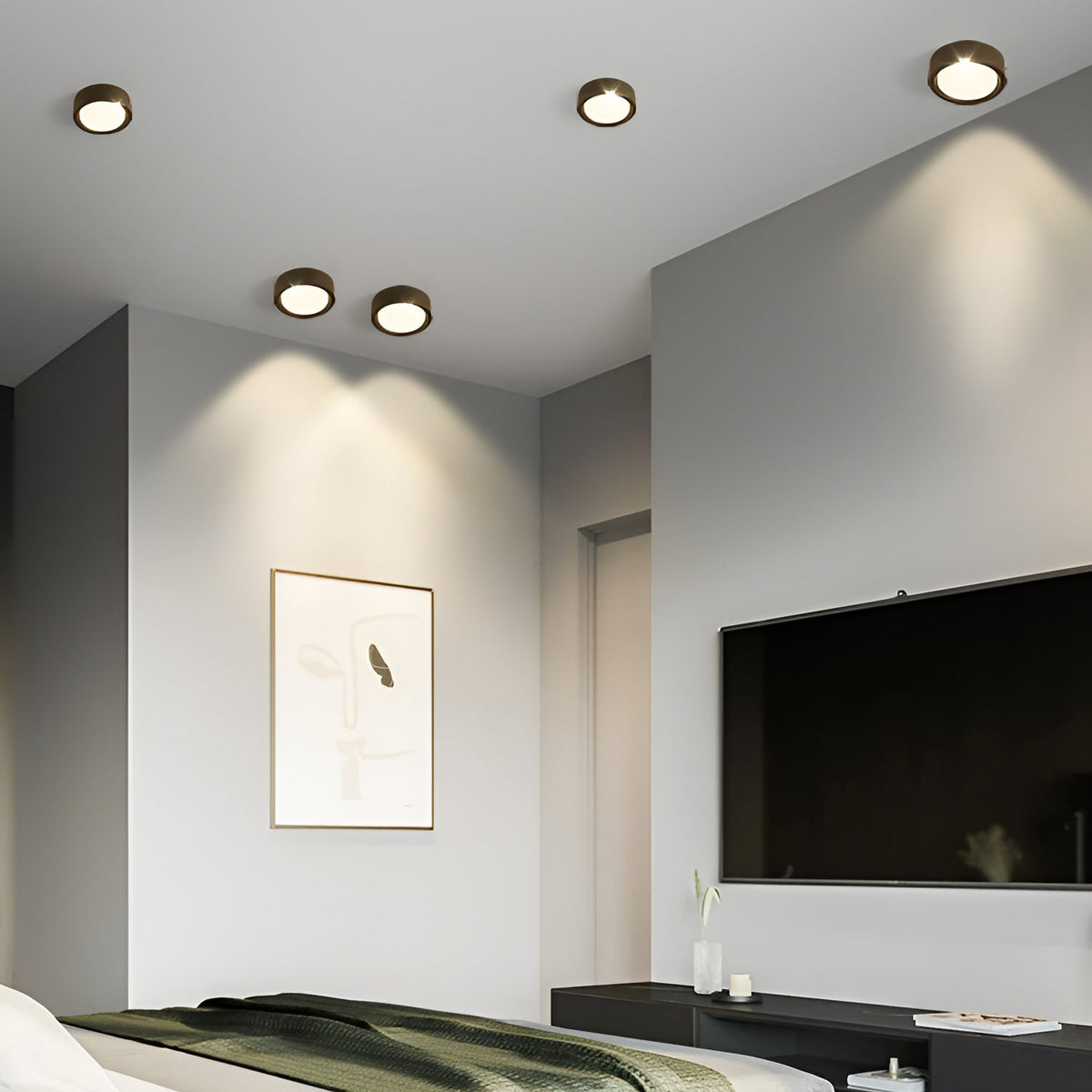 Luffon Modern Acrylic Surface Mounted LED Ceiling Light