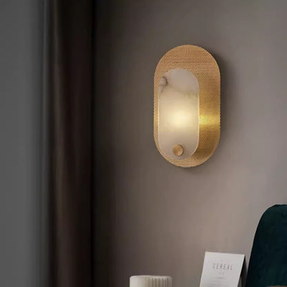 Elysian Glow Luxury Nordic Marble Wall Light