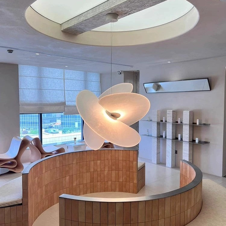 Sora Whisper Sculptural Fan Pendant Light