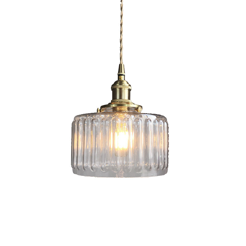 Celeste Glass Vintage Glow Glass Pendant Light