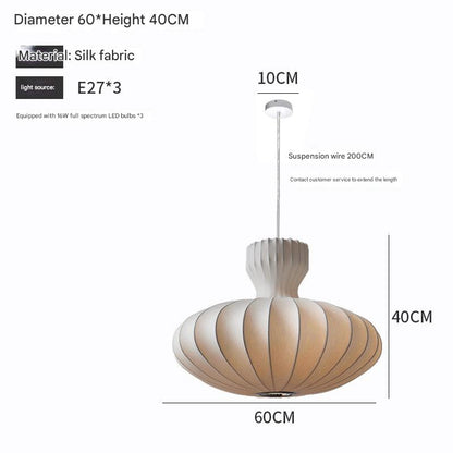 Mushin Glow Wabi-Sabi Silk Pendant Light