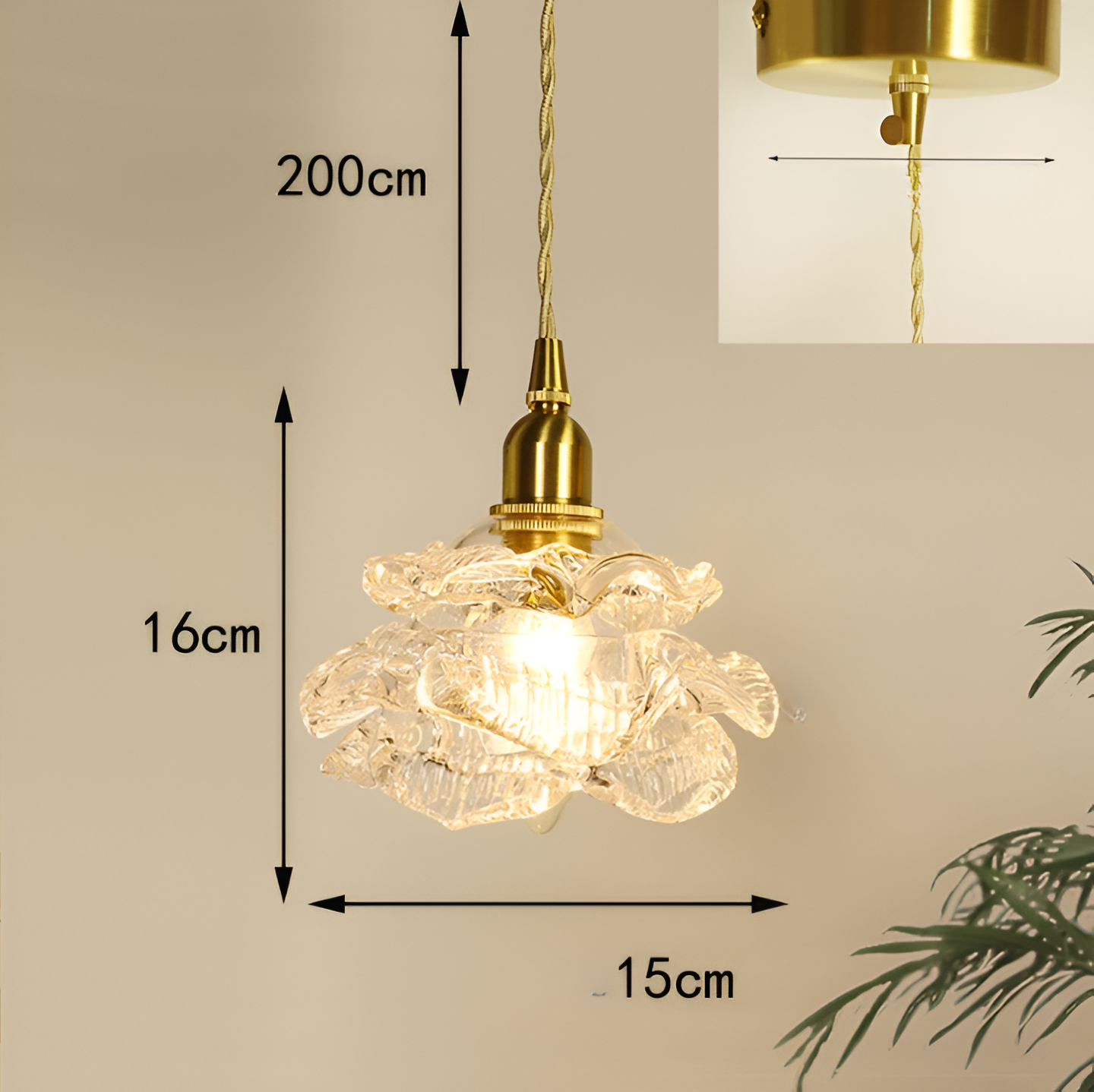 De Bloem van Licht Hanglamp