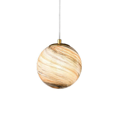 Jupiter Japandi Glass Pendant Light