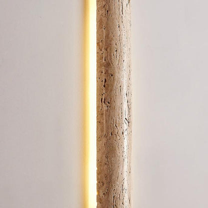 Travertine Stone Long Strip Wall Lamp