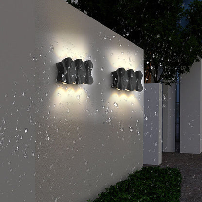 Solara - Lampes murales extérieures LED modernes étanches en aluminium