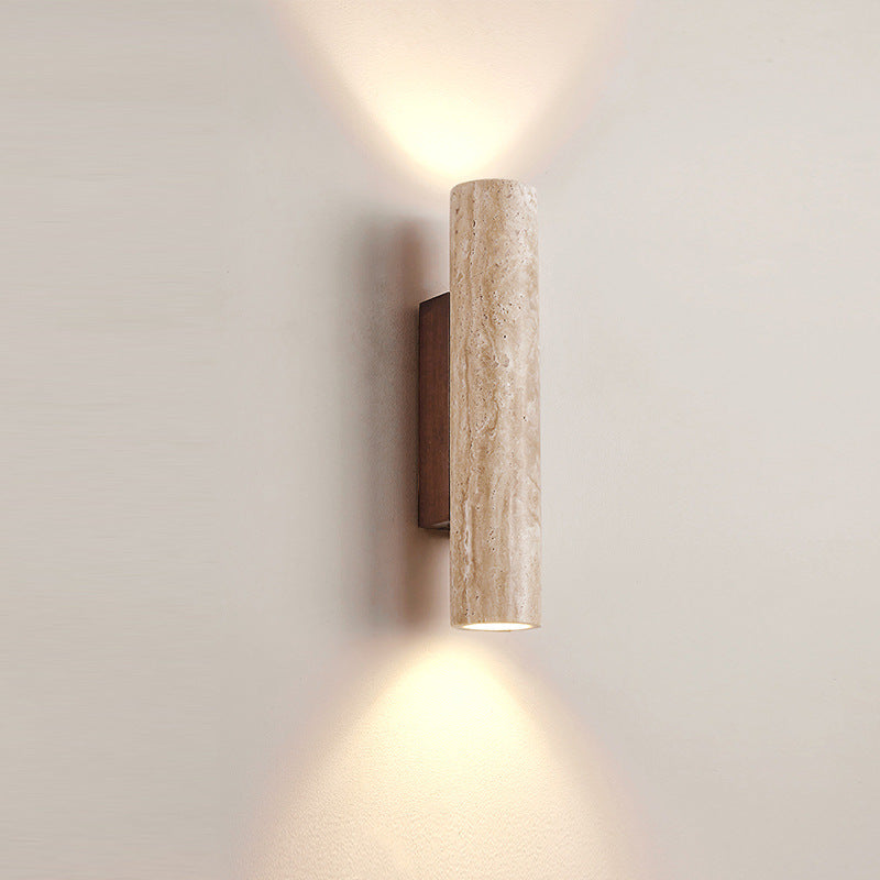 Middle-Aged Simple Travertine Wall Lamp