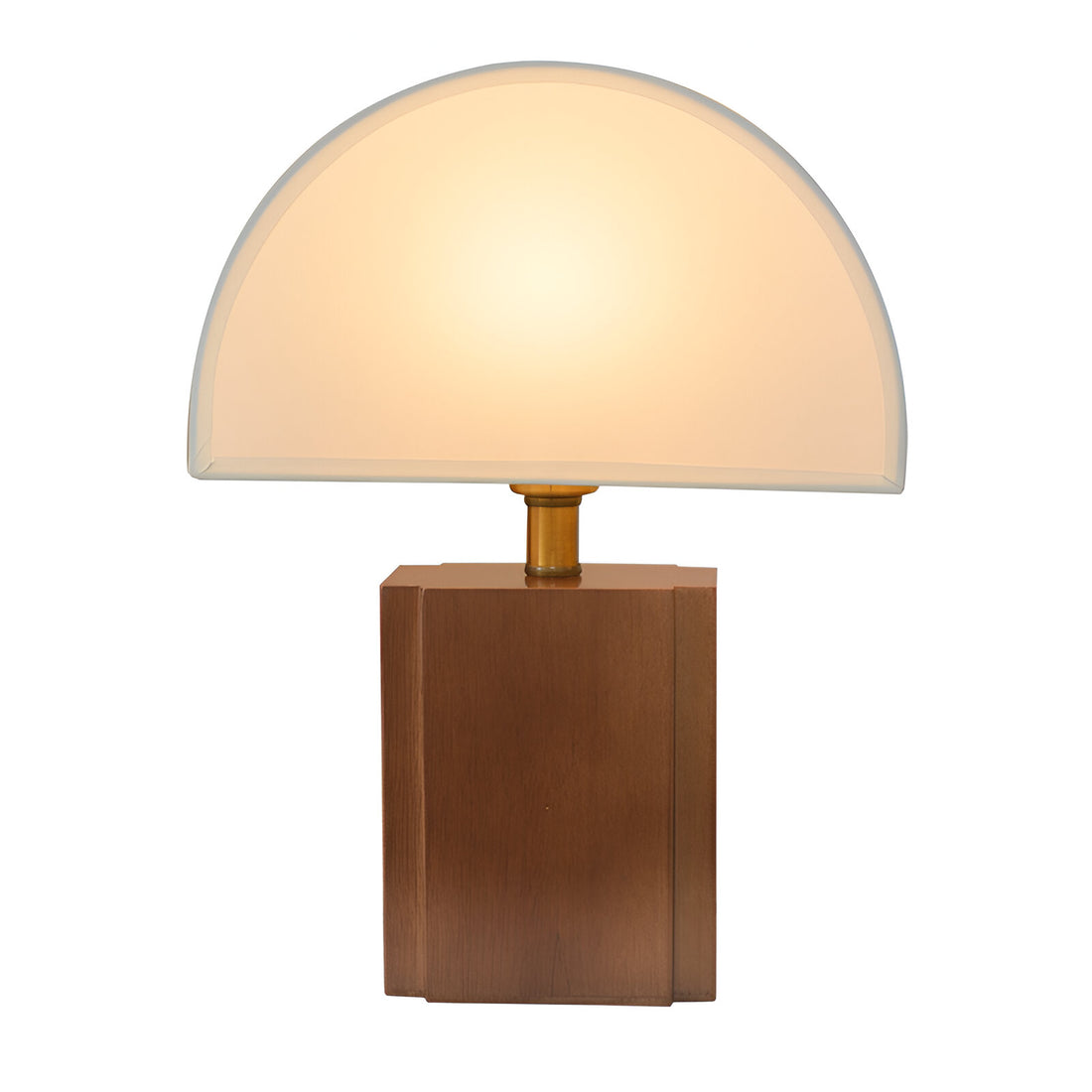 Lampe de table en style Wabi Sabi demi-lune