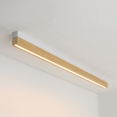 Travertine Lange Plafondlamp