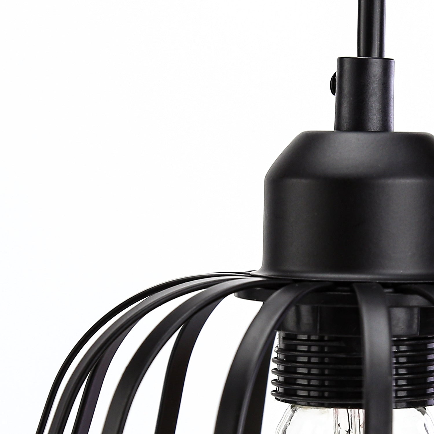 Retro Industrial Black Metal Pendant Lamp