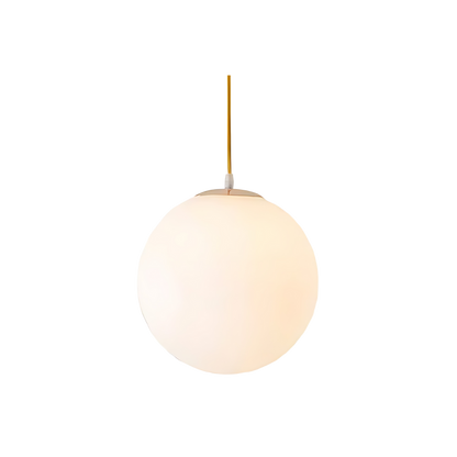 Globe Milky Glass Pendant Lamp