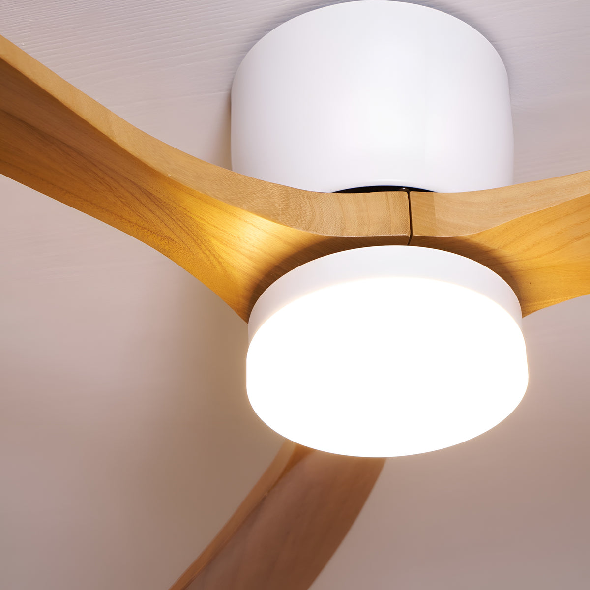Aurelia Nielsen Nordic Wooden Ceiling Fan Light