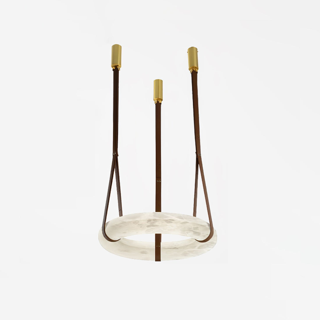 Halo Minimalist Alabaster Ring Pendant Light