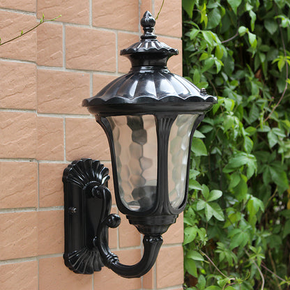 Retro Frosted Glass IP65 Waterproof Outdoor Wall Lamp