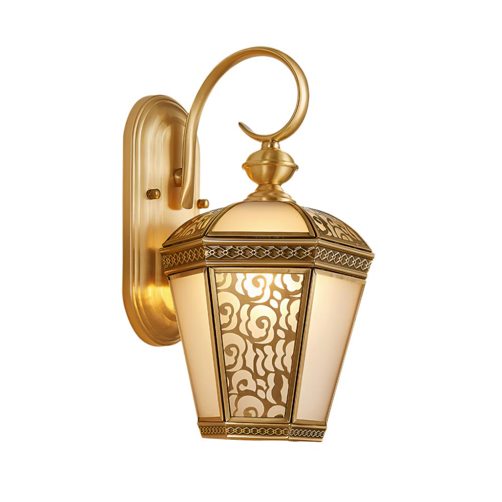 Retro Palace Pattern Outdoor Wall Lamp