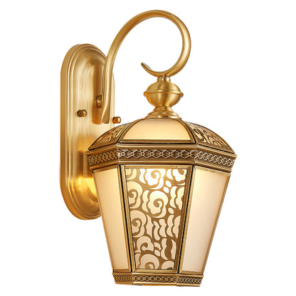 Retro Palace Pattern Outdoor Wall Lamp