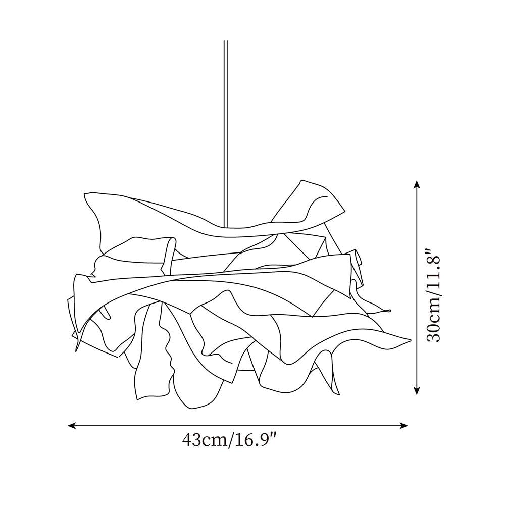 Lámpara Colgante Nórdica de Papel