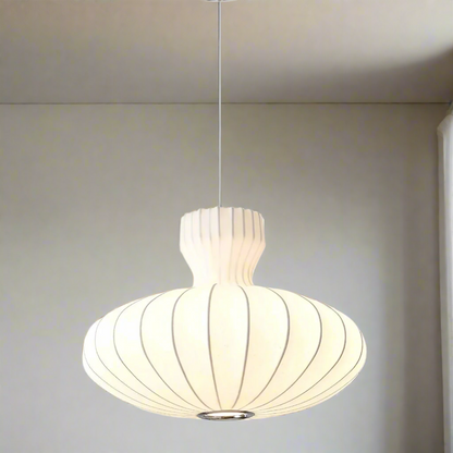 Mushin Glow Wabi-Sabi Silk Pendant Light