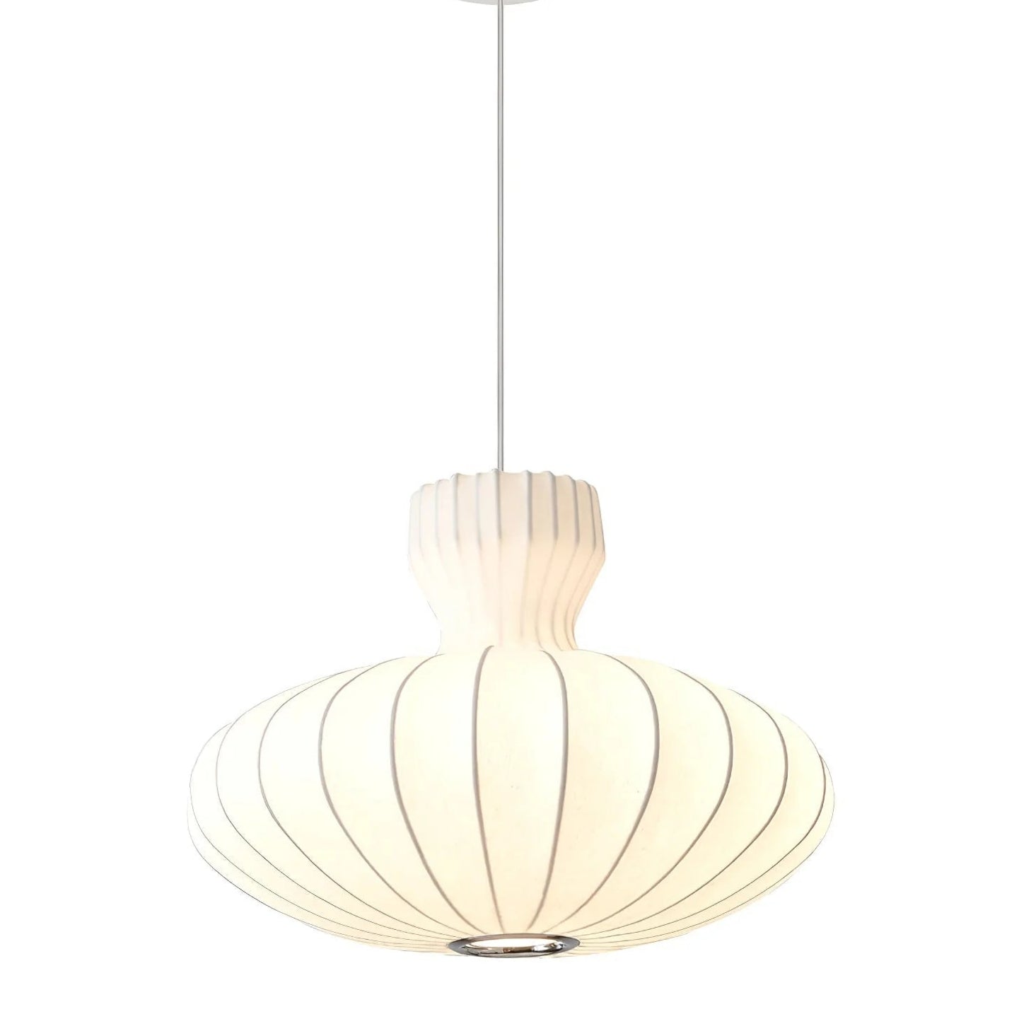 Mushin Glow Wabi-Sabi Silk Pendant Light