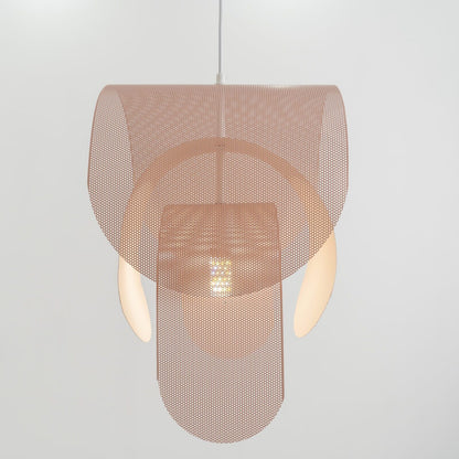 Perforated Metal Pendant Light