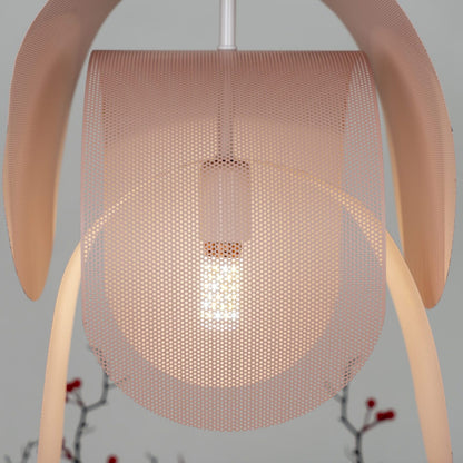 Perforated Metal Pendant Light