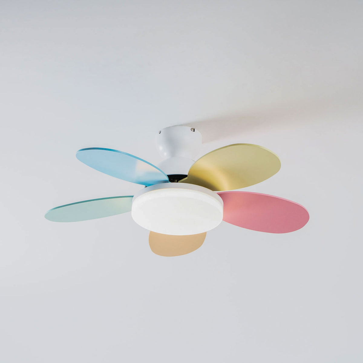 Petalo Nordic Petal-Shaped Acrylic Ceiling Fan Light