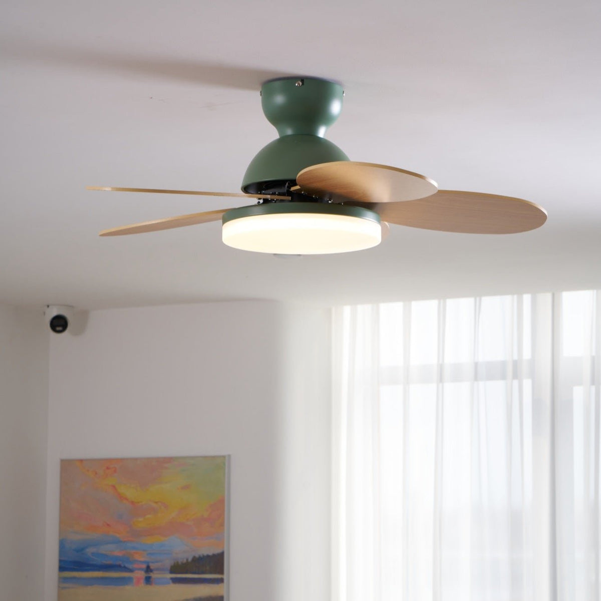 Petalo Nordic Petal-Shaped Acrylic Ceiling Fan Light