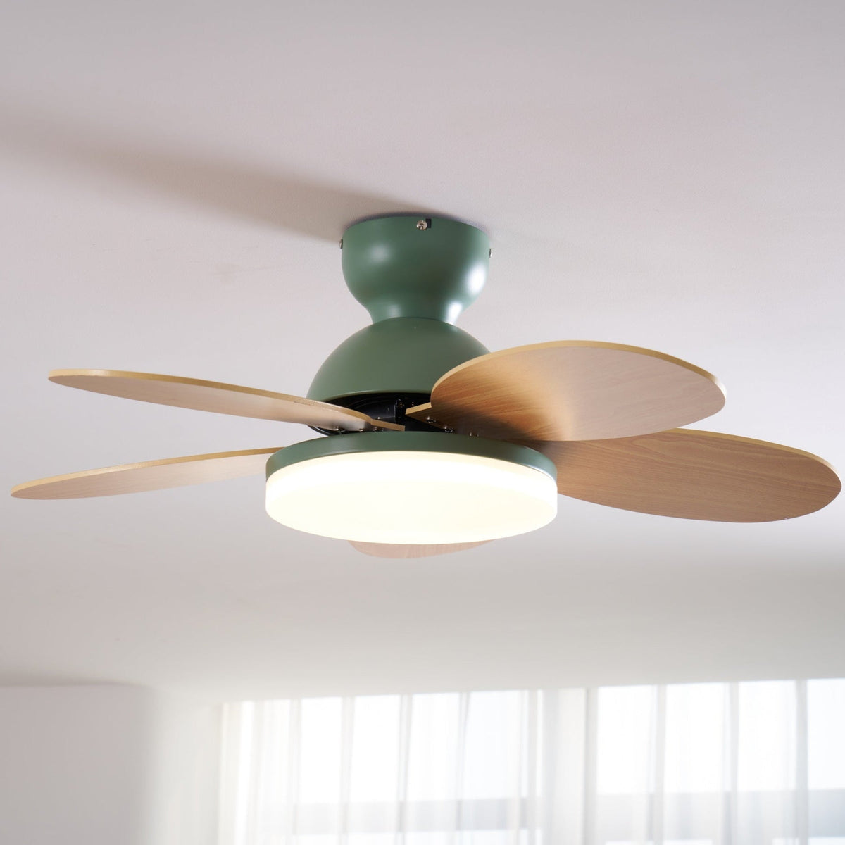 Petalo Nordic Petal-Shaped Acrylic Ceiling Fan Light