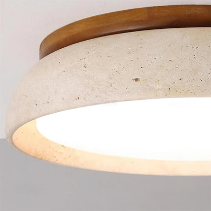 Aveline Modern Natural Travertine Ceiling Light