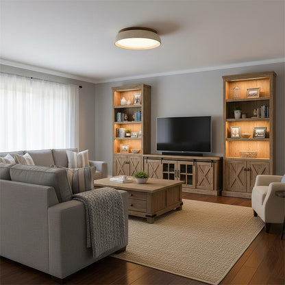 Aveline Modern Natural Travertine Ceiling Light