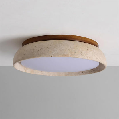 Aveline Modern Natural Travertine Ceiling Light