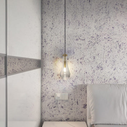 Celara Raindrop Linear Glass Chandelier