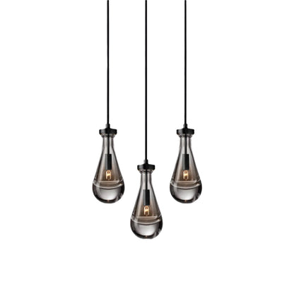 Celara Raindrop Linear Glass Chandelier