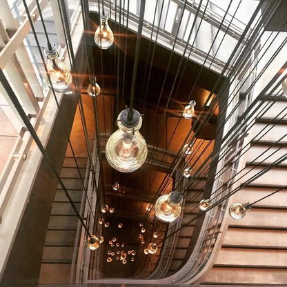 Celara Raindrop Linear Glass Chandelier